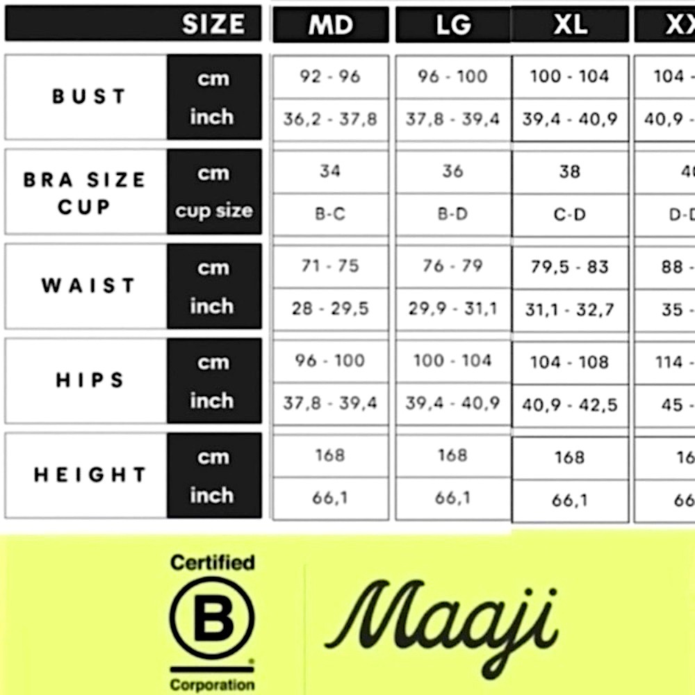 MAAJI Set - Sporty Charlotte Bikini Top & Flirt Signature Bottoms L/XL - Picture 15 of 16